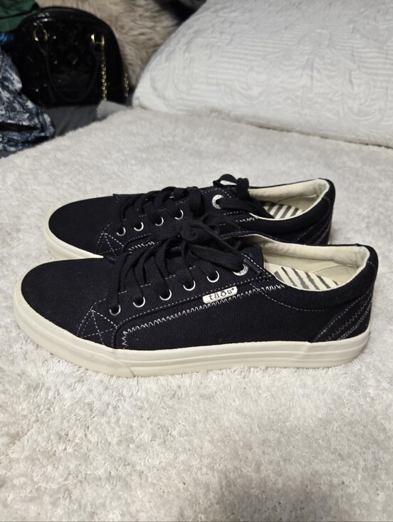 Taos Footwear Shoes - Taos Women's Plim Soul Sneakers Canvas Black Sz 10 New